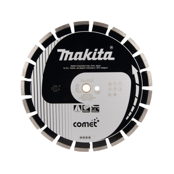 

Алмазный диск 350 мм Makita Comet – для асфальта (B-13275)