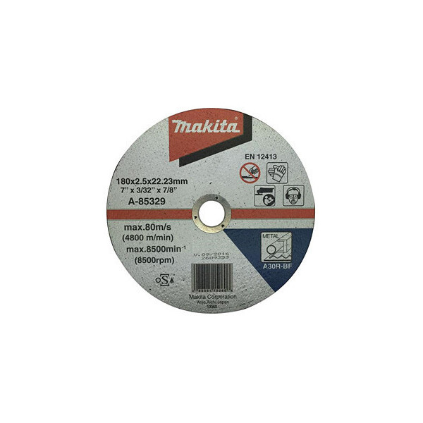 

Отрезной диск по металлу Makita 180 мм (A-85329)