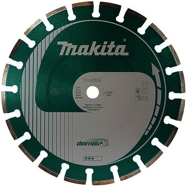

Алмазный диск 115 мм Makita Diamak Plus (B-16900)