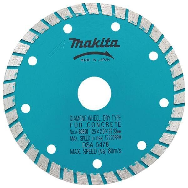 

Алмазный диск 125 мм Makita (A-80690)