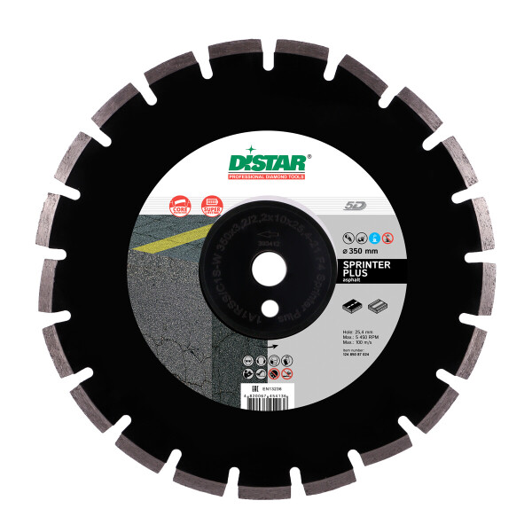 

Круг алмазный отрезной Distar 1A1RSS/C1S-W 350x3,2/2,2x10x25,4-21 F4 Sprinter Plus (12485087024)
