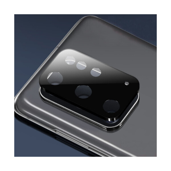 

Защитное стекло на камеру Metal Glass для Samsung S20+ (black)