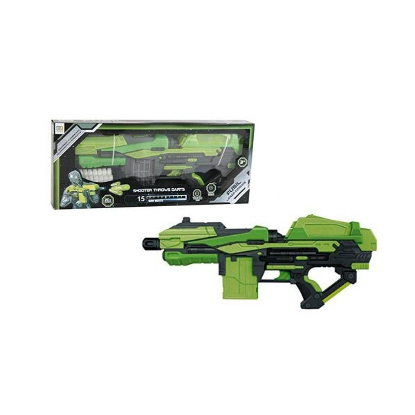 

Бластер пневматический с поролоновыми пулями черно-салатовый FENG JIA (HC244212) (121037)