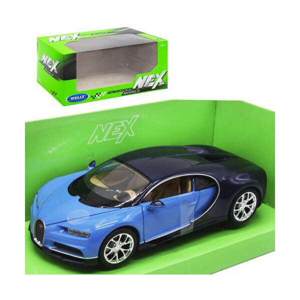

Машинка металлическая Bugatti Chiron синяя MiC (24077W) (150333)