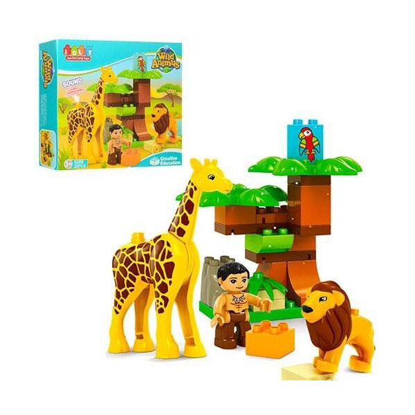 

Конструктор Дикие животные 26 дет Jun Da Long Toys (5289) (119519)