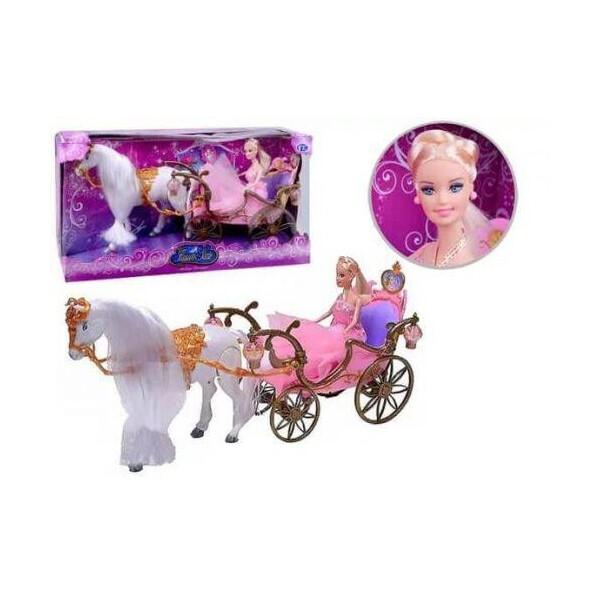 

Карета с куклой и лошадкой YG Toys (209A) (122886)