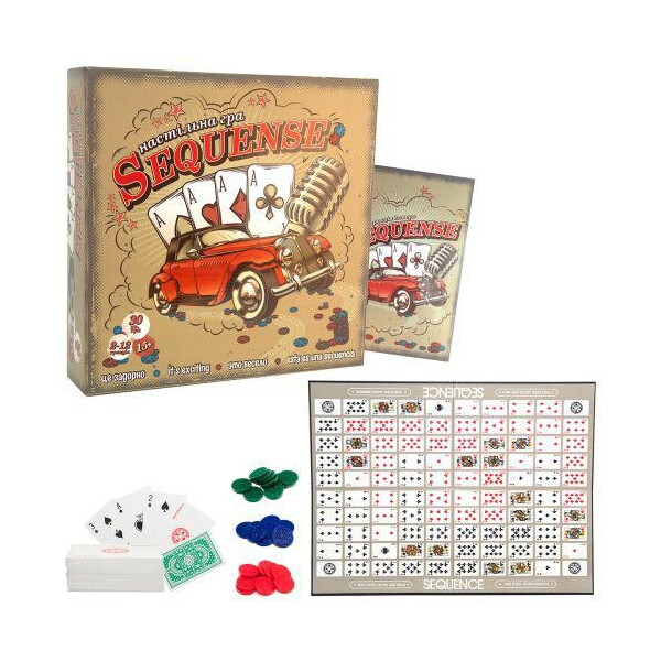 

Настольная игра Sequenсe укр Strateg (30361) (139013)