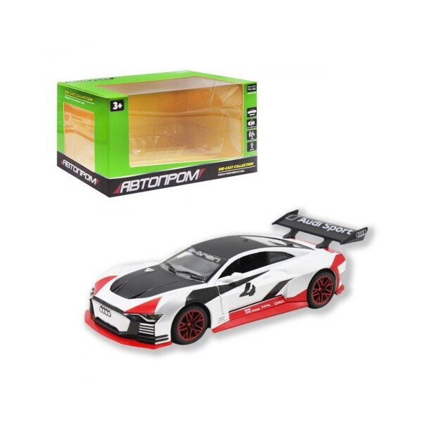

Машинка Audi E-tron Vision Gran Turismo из серии Автопром белый (7585) (148362)