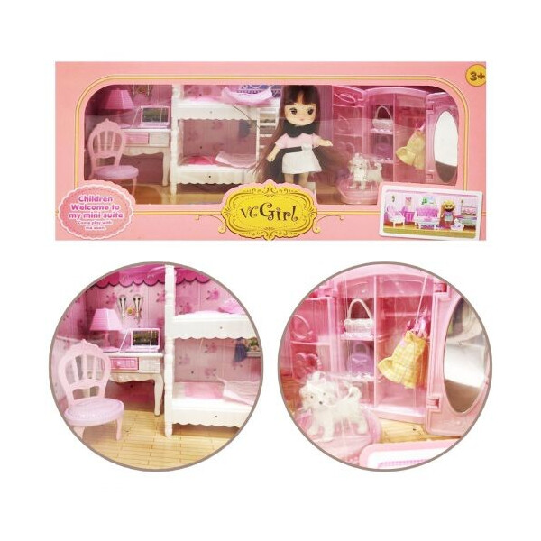 

Кукла со спальней VС Girl MiC (sv-81) (132902)