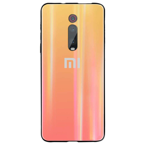 

TPU+Glass чехол Gradient Aurora с лого для Xiaomi Mi 9T Pro Розовый (109035)