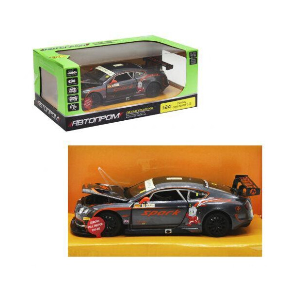

Машина металлическая Bentley Continental GT3 Concept из серии Автопром (68267A) (150208)
