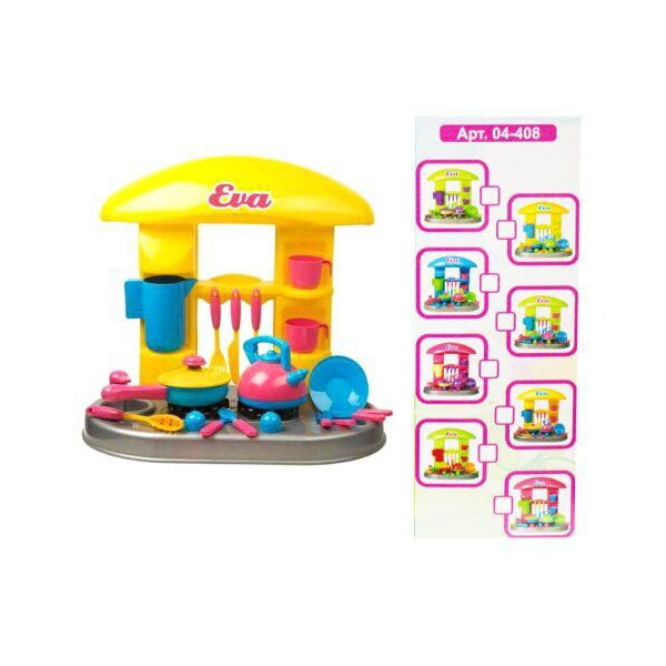 

Набор Кухня с аксессуарами Ева сковородка и чайник Kinderway (KW-04-408) (52998)