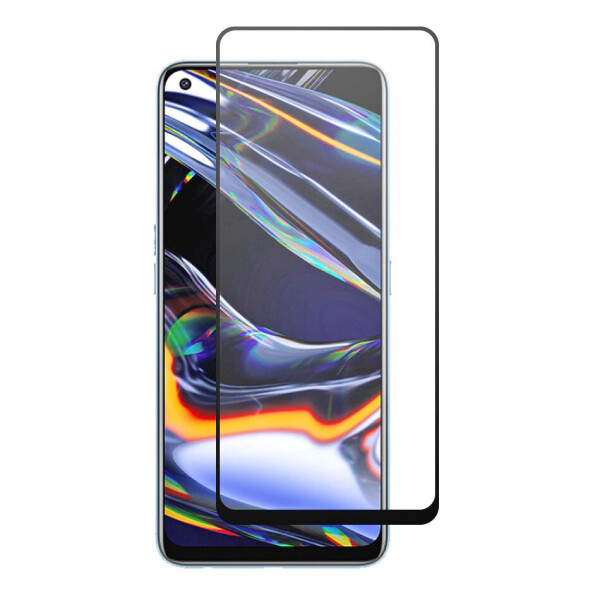 

Защитное стекло LUX для Realme 7 Pro Full Сover черный 0,3 мм в упаковке