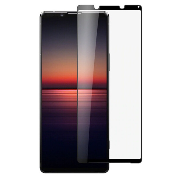 

Защитное стекло LUX для Sony Xperia 1 II Full Сover черный 0,3 мм в упаковке