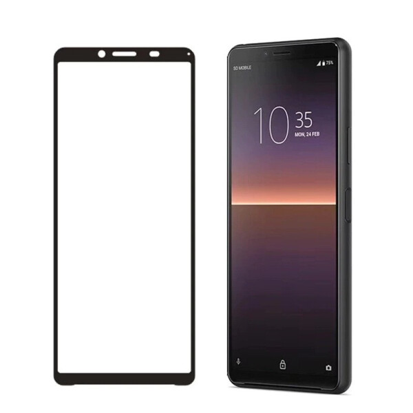 

Защитное стекло LUX для Sony Xperia 10 II Full Сover черный 0,3 мм в упаковке