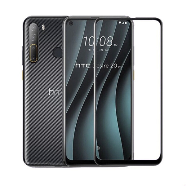 

Защитное стекло LUX для HTC Desire 20 Pro Full Сover черный 0,3 мм в упаковке