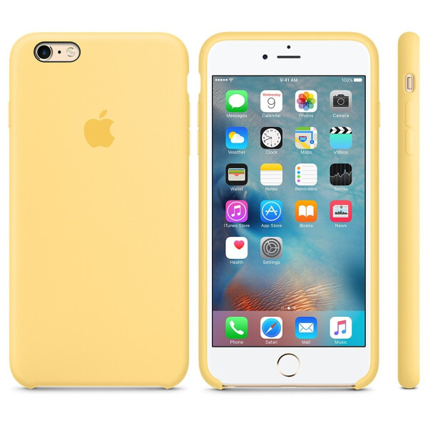

Чехол-накладка Silicone Case для iPhone 6/6s Желтый (004)