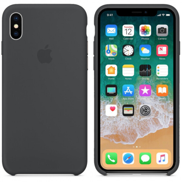 

Чехол-накладка Silicone Case для iPhone X/Xs pebble (124015)