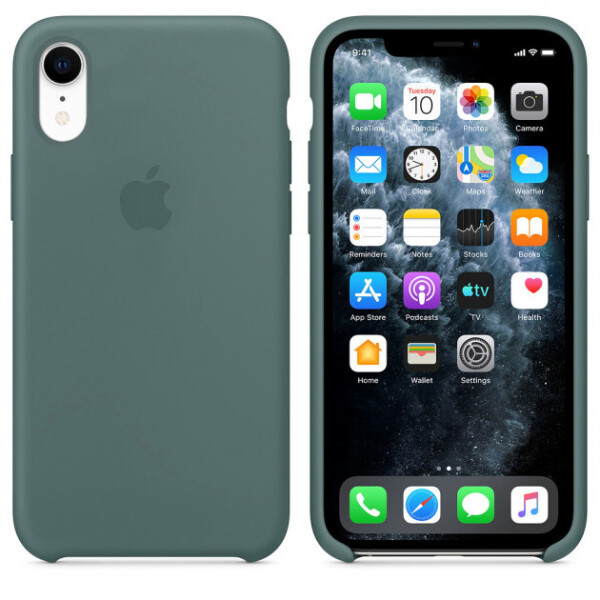 

Чехол-накладка Silicone Case для iPhone Xr Pine Green (123000055)