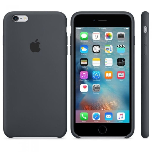

Чехол-накладка Silicone Case для iPhone 6/6s Серый/Pebble (015)
