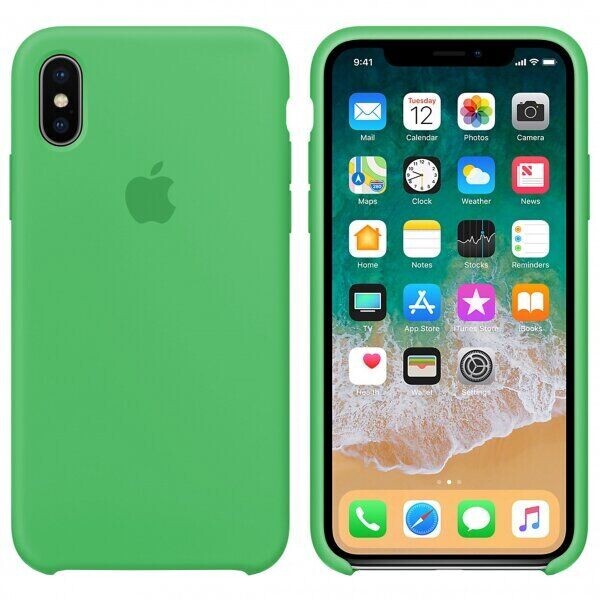 

Чехол-накладка Silicone Case для iPhone X/Xs Spearmint (109432-45)