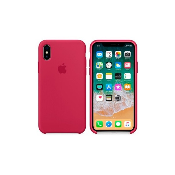 

Чехол-накладка Silicone Case для iPhone X/Xs Rose red (109433-36)