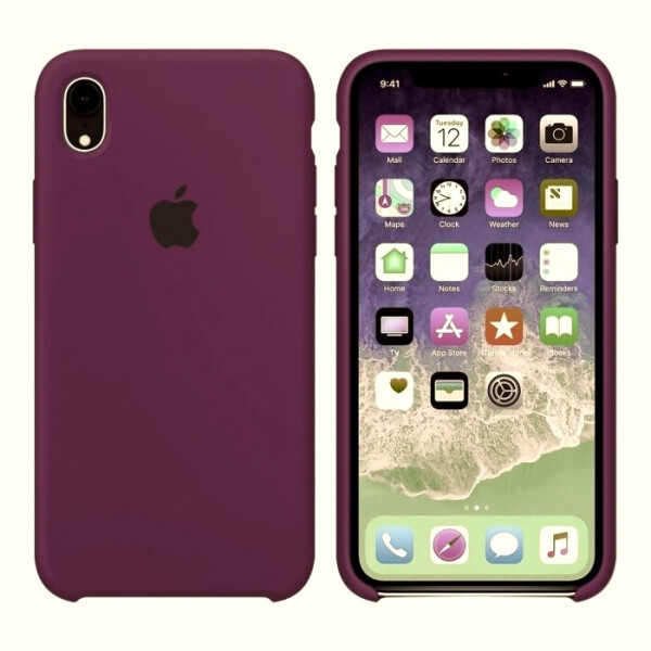 

Чехол-накладка Silicone Case для iPhone Xr Marsala (109501-49)