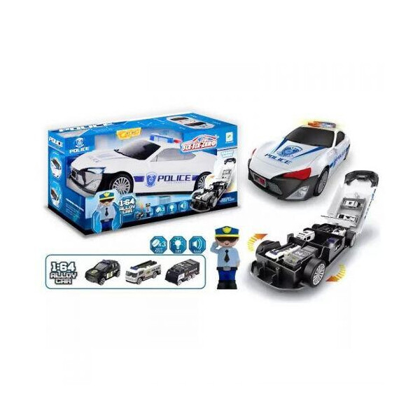 

Набор с транспортом Police Garage Xiao Bai Cai (660-A206) (145390)