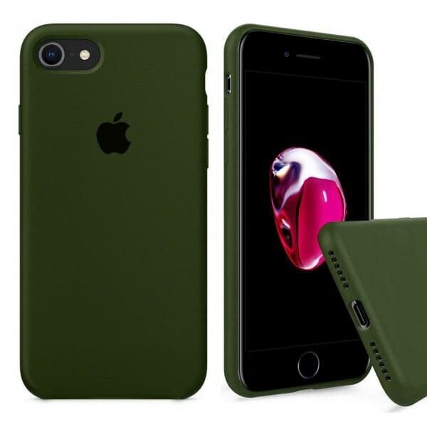 

Чехол-накладка Silicone Case Full для iPhone 7/8/ SE 2020 Green (109524-46)
