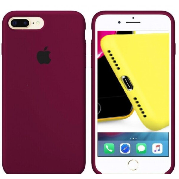 

Чехол-накладка Silicone Case Full для iPhone 7 Plus/8 Plus Marsala (109527-49)