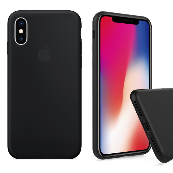 

Чехол-накладка Silicone Case Full для iPhone X/Xs Black (109542-18)