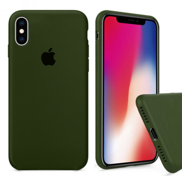

Чехол-накладка Silicone Case Full для iPhone Xs Max Green (109545-46)