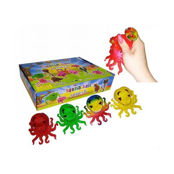 

Набор антистресс игрушек Осьминожка с орбизами 12 штук MiC (IAoctopus9) (142412)
