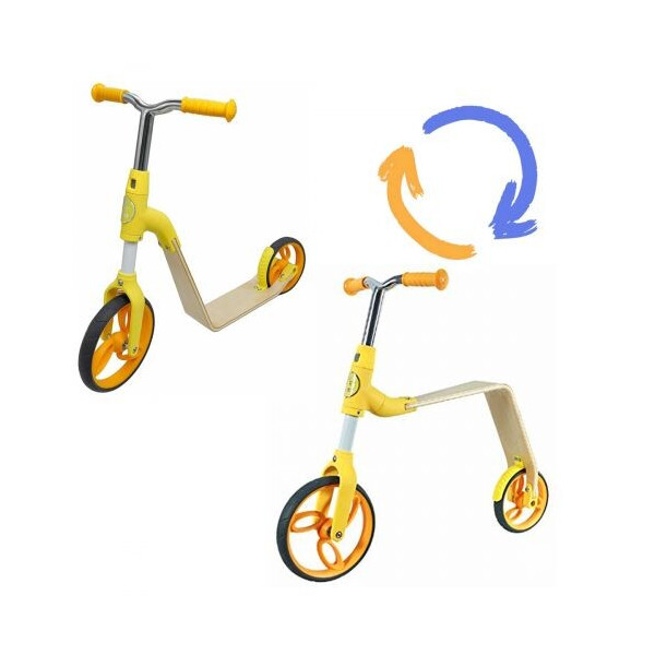 

Беговел-самокат 2 в 1 желтый AEST (B01-Yellow) (138620)
