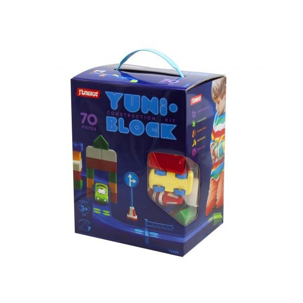 

Конструктор детский YUNI-BLOK 70 деталей Юника (1429) (120107)