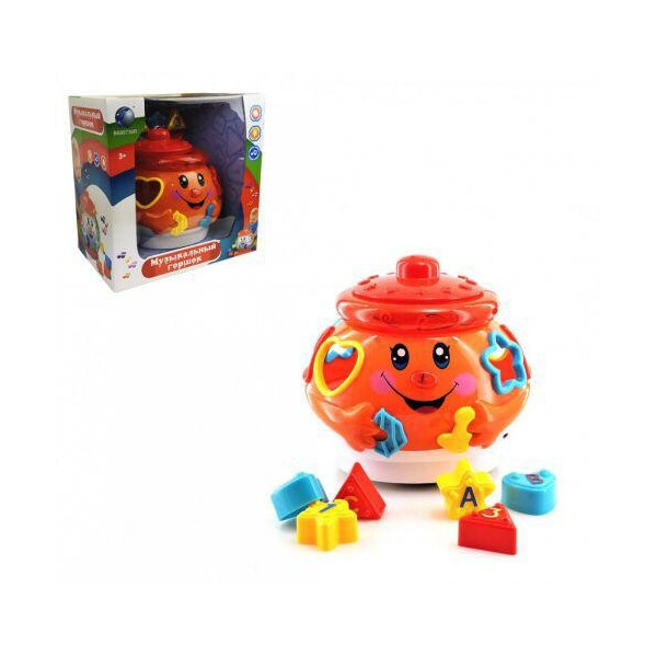 

Муз разв Горшочек батар сортер свет танцует в кор Оранжевый MT TOYS (2056) (121772)