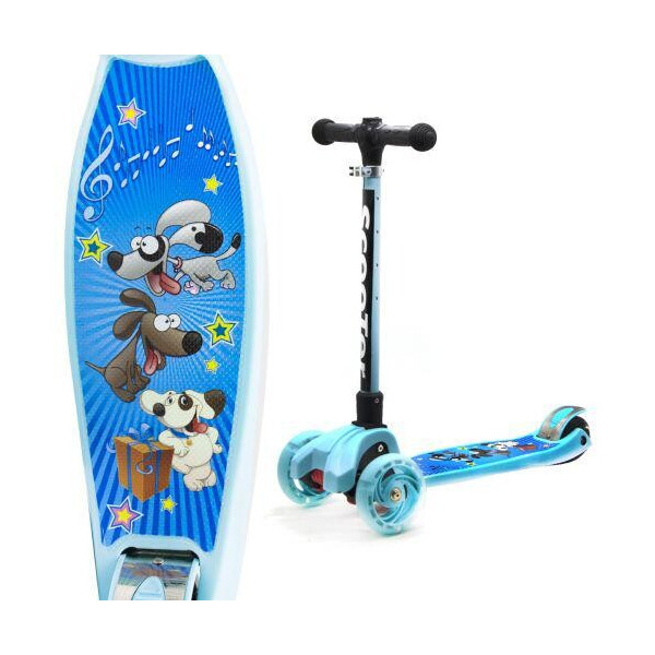 

Самокат четырехколесный Scooter Собачки MiC (GS-0040) (137307)