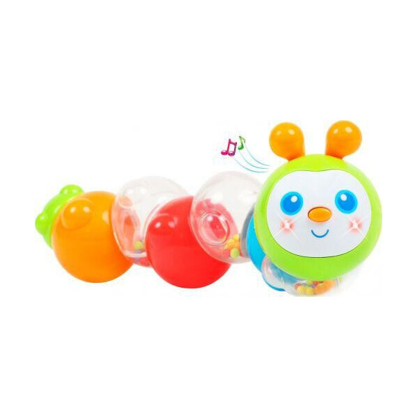 

Интерактивная игрушка-погремушка Гусеница BeBeLino (58141) (119164)
