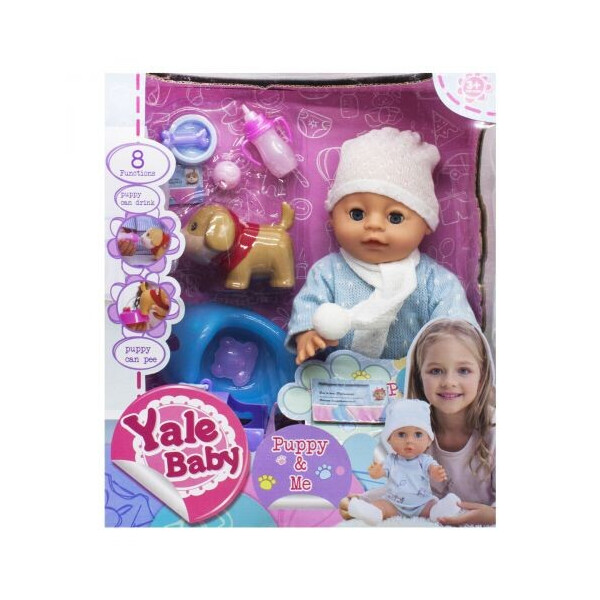 

Пупс Yale baby с питомцем вид 3 MiC (YL1820N/E/F/G) (154594)