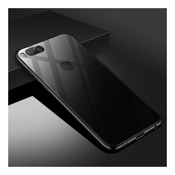

TPU+Glass чехол Gradient series для Xiaomi Mi 5X Черный (93304)