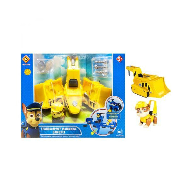 

Машина-трансформер с фигуркой Щенячий патруль Крепыш CH TOYS (CH-506) (130459)