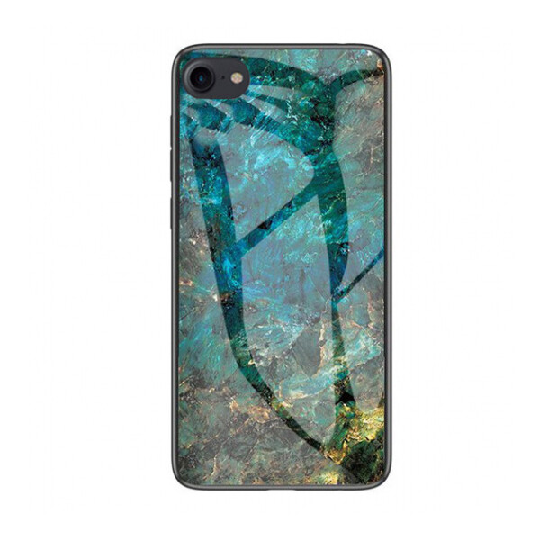 

TPU+Glass чехол Luxury Marble для Apple iPhone 7 / 8 (4.7) Морская волна / Голубой (103394)