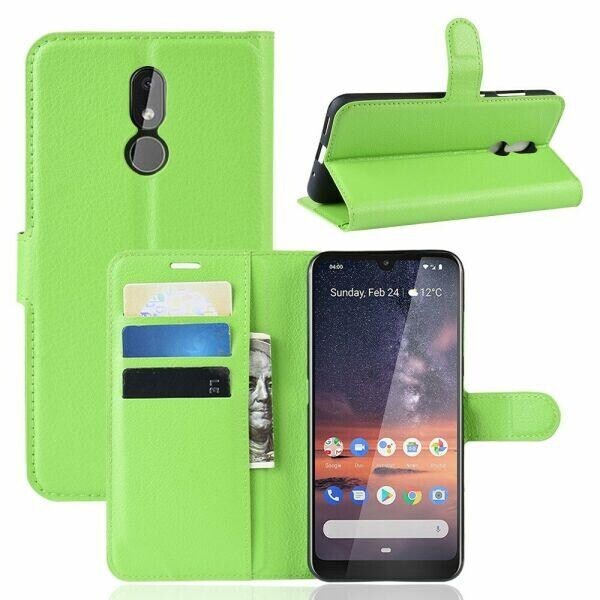 

Чехол Luxury для Nokia 3.2 книжка зеленый