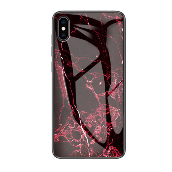 

TPU+Glass чехол Luxury Marble для Apple iPhone XS Max (6.5) Марсала / Бордовый (103408)