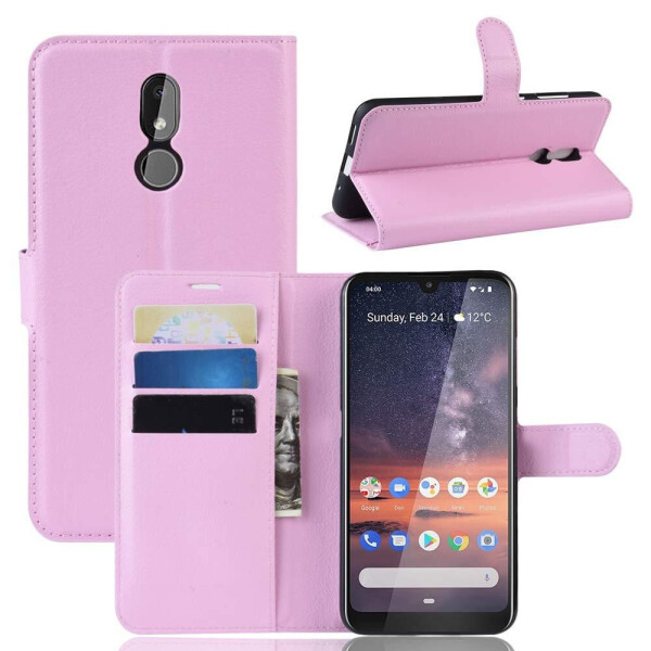 

Чехол Luxury для Nokia 3.2 книжка светло-розовый