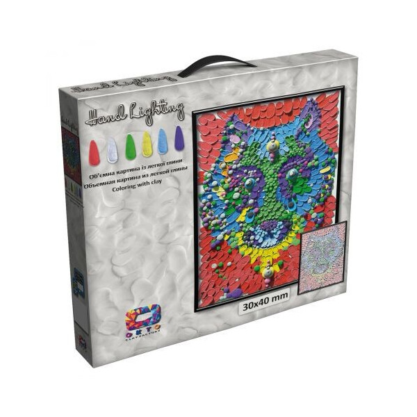 

Картина из глины Moon Light Clay Волк Окто (70073) (149178)