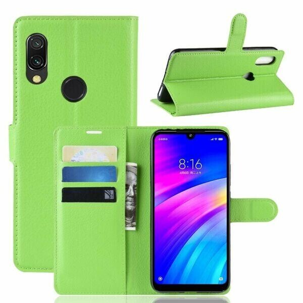 

Чехол Luxury для Xiaomi Redmi 7 книжка зеленый