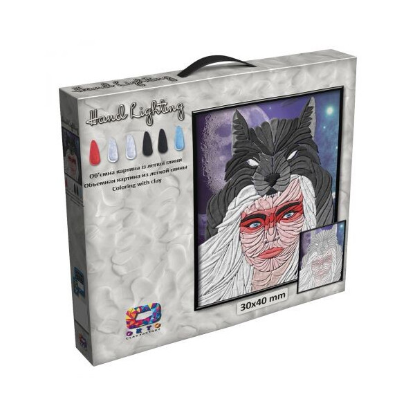 Картина из глины Moon Light Clay Волчица Окто (70077) (149185)