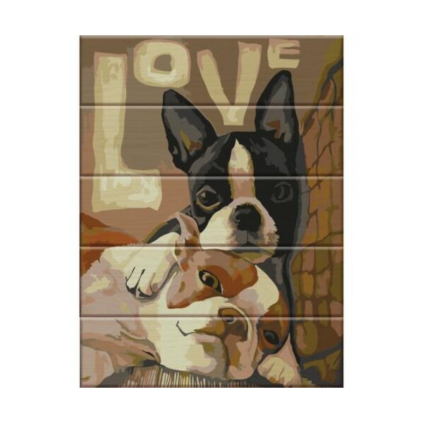 

Картина по номерам на дереве LOVE Art Story (ASW021) (148405)