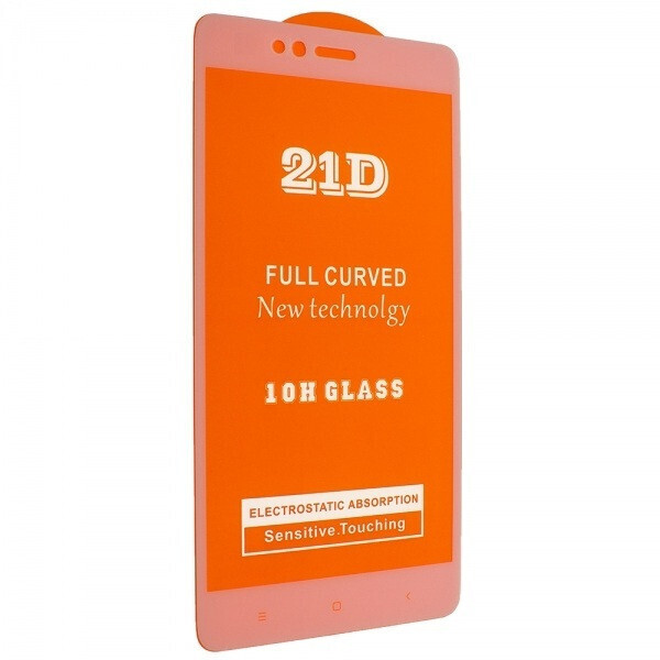 

Защитное стекло Fiji 21D Full Glue для Xiaomi Redmi Note 5A белое 0,3 мм в упаковке